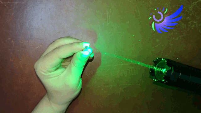 Laser lit up matches instantly
