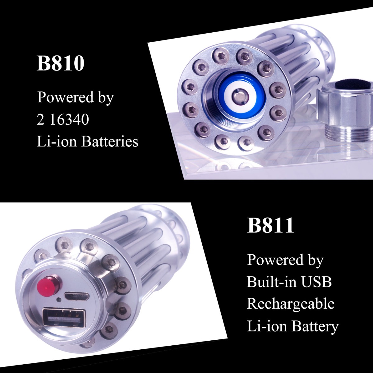 Gatling 1000mW 450nm Blue High Power Burning Laser Pointer Zoomable