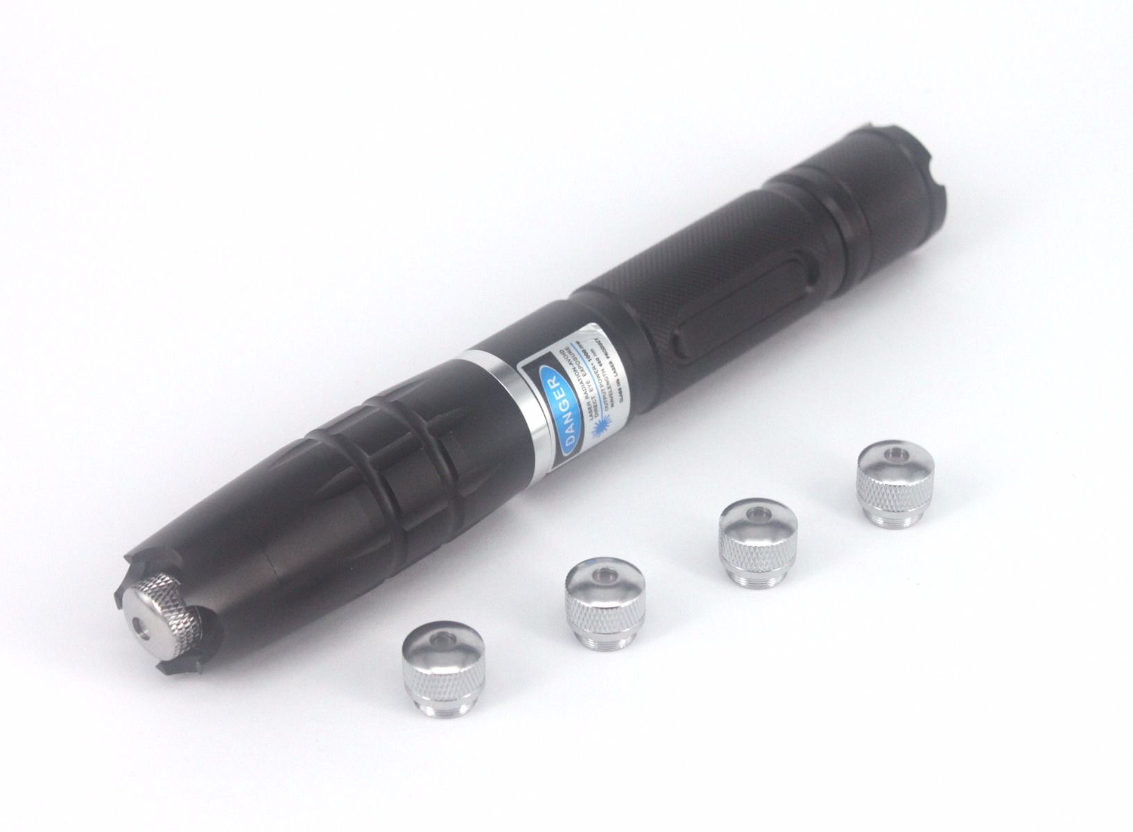 High Power 450nm Adjustable Focus Blue Laser Pointer with Battery & Charger X4-B 