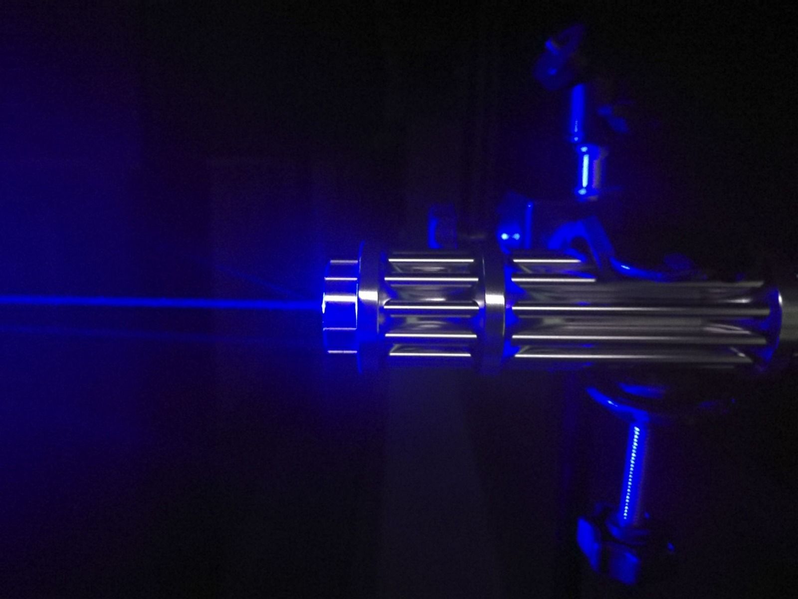 Gatling 1000mW 450nm Blue High Power Burning Laser InterchangeableLens