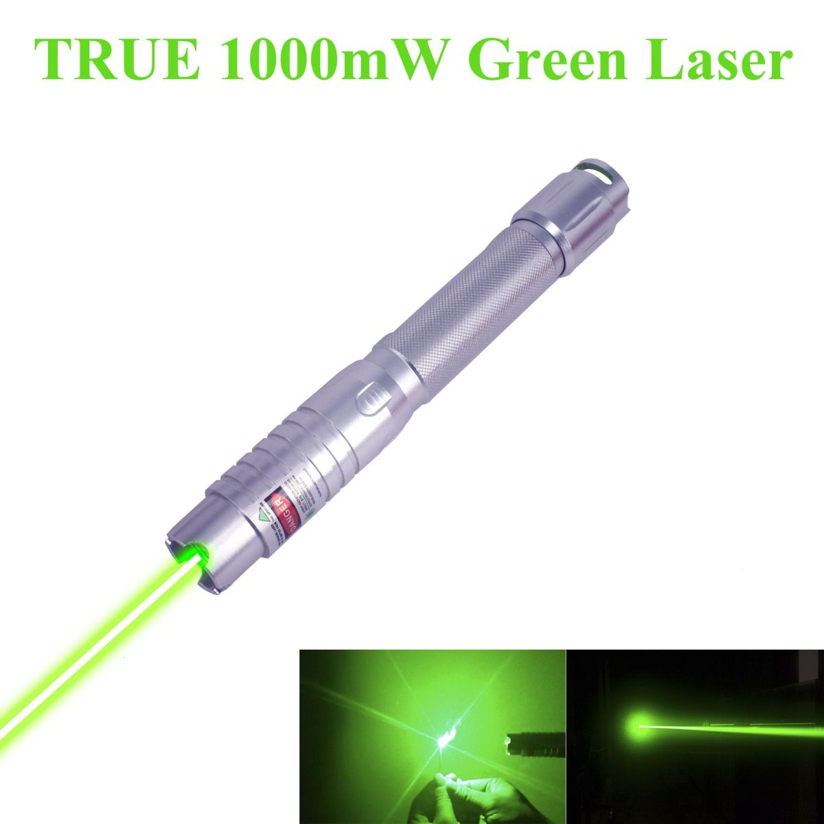 1000mW 532nm Best Green High Power Burning Laser Pointer - Black Shell -  G970 - Cool Laser Pointers