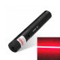 Laser-301 150mW 650nm Red Laser Pointer Zoomable-Focus with Safety Lock. Can be powered by 1 18650 or 2 16340 batteries, or 1 16340 battery when shortened.
