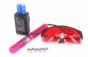 1000mW 450nm Blue High Power Burning Laser Pointer Pen - Pink Shell - B808