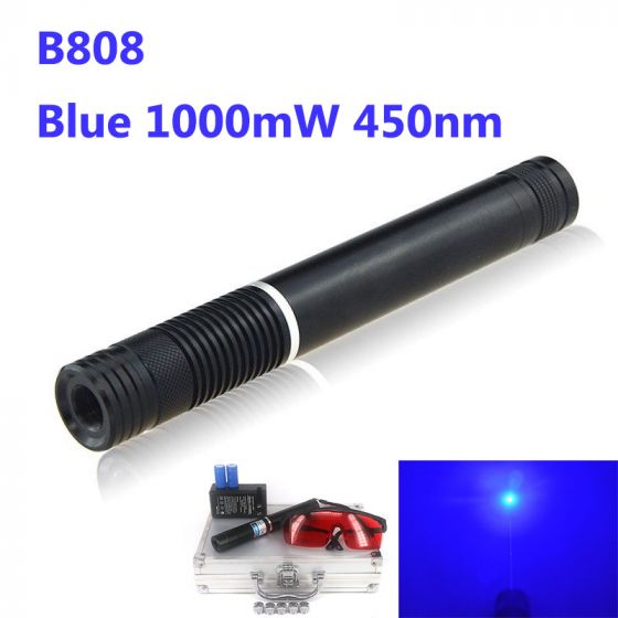 This 1000mW 450nm Blue High Power Burning Laser Pointer can lit up matches, burn papers and wood. It is a real 1000mW blue laser, same as some sellers labeled "10000mW" or "10w laser".