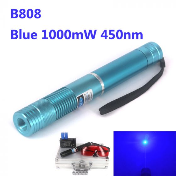 This 1000mW 450nm Blue High Power Burning Laser Pointer can lit up matches, burn papers and wood. It is a real 1000mW blue laser, same as some sellers labeled "10000mW" or "10w laser".