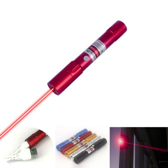 R211 150mW Red Laser Pointer Flashlight-Shape Fixed-Focus