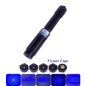 High Power 3000mW 445nm Blue Laser Pointer, able to light matches, cigarettes, burn papers, plastics, wood, and engrave on low melting point metals. Laser brightness and focus is adjustable. Interchangeable lens design, come with 5 laser lenses.