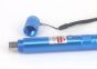 150mW 650nm Red Laser Pointer Pen with Built-in-Battery USB 5 Lenses - R206